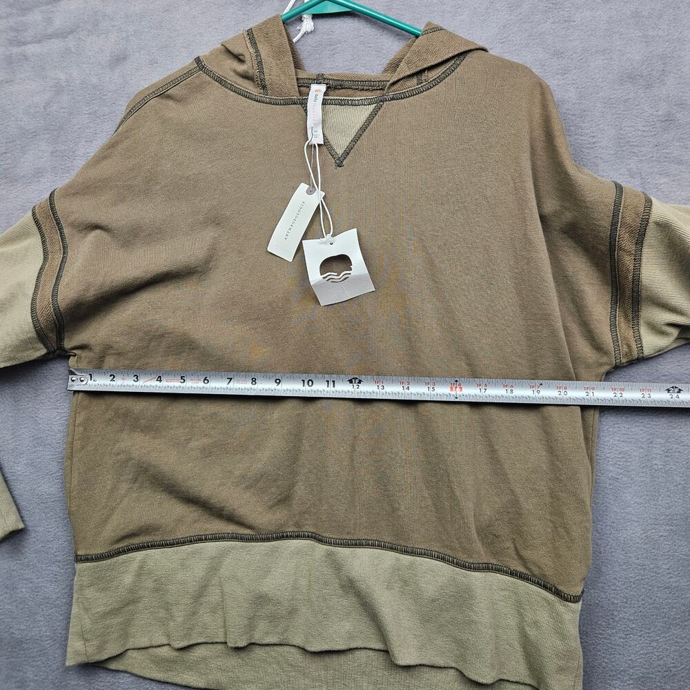 Daily Practice By Anthropologie Boxy Oversized Pullover Hoodie Loungewear Top XS - Picture 2 of 7